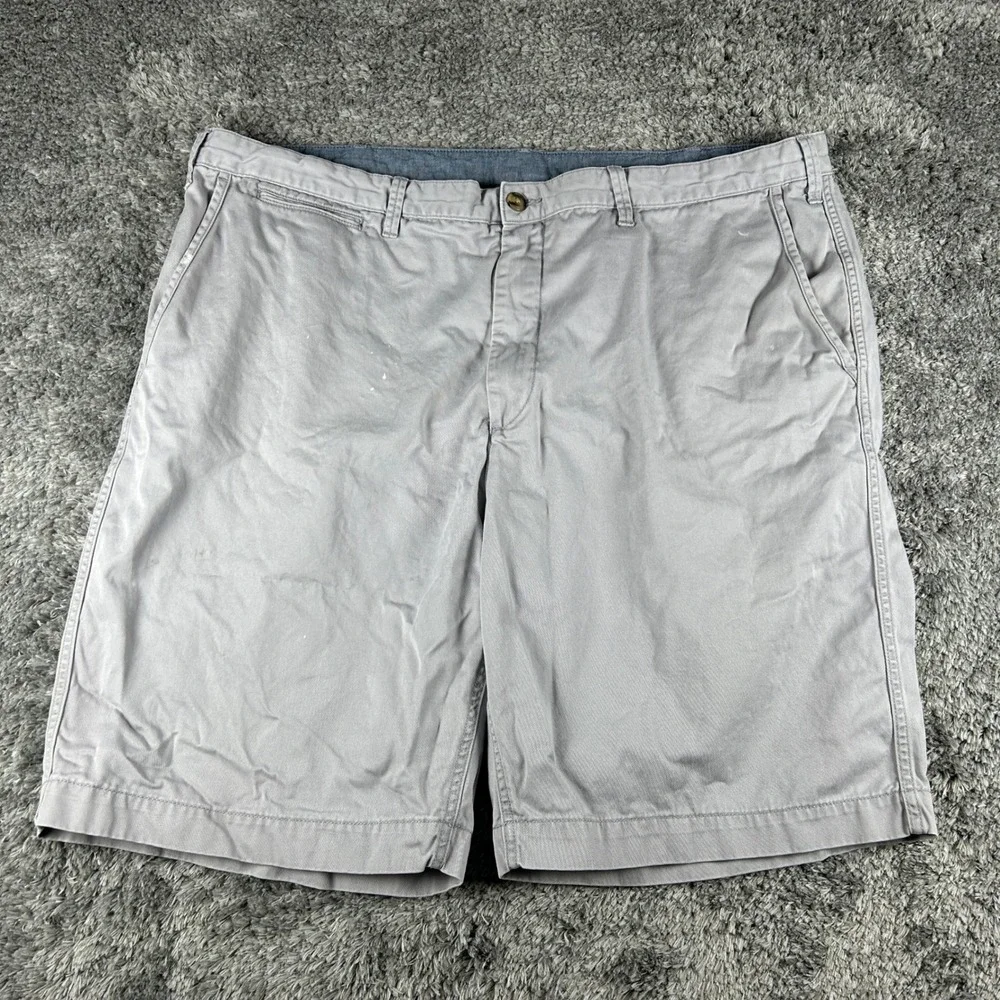 Polo Ralph Lauren Classic Fit Shorts Mens 44x10 Grey Chino Twill Cotton Casual